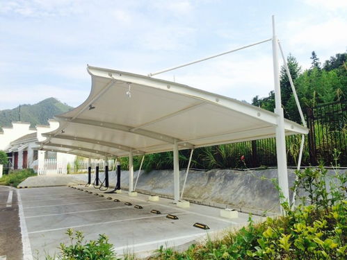 資中旅游區汽車棚簡約膜結構工程設計及施工方案